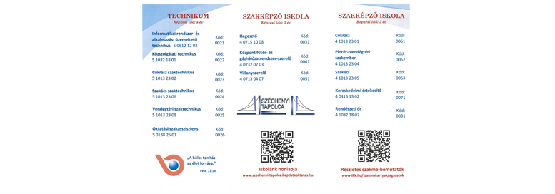 Széchenyi István Baptista Technikum, Szakképző Iskola és Gimnázium
