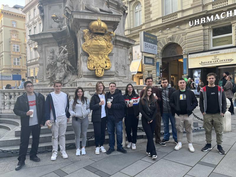 Az Erasmus+ csapata - 2023. Bécs