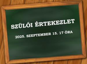 Szülői értekezlet