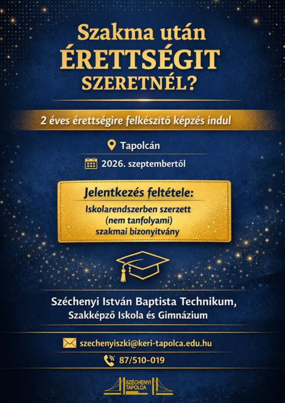 Szakma után érettségi